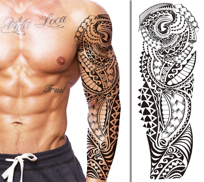 (Full Sleeve) Celtic v2 - Temporary Tattoo