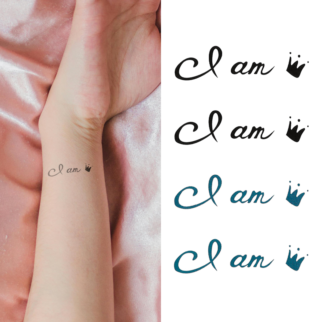 I Am Queen - Temporary Tattoo