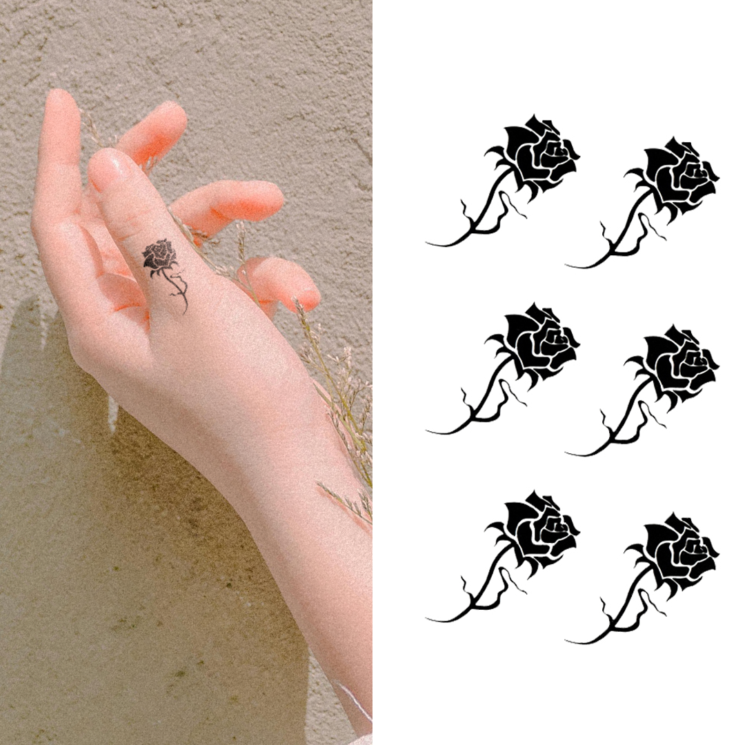 Mixed Roses - Temporary Tattoo