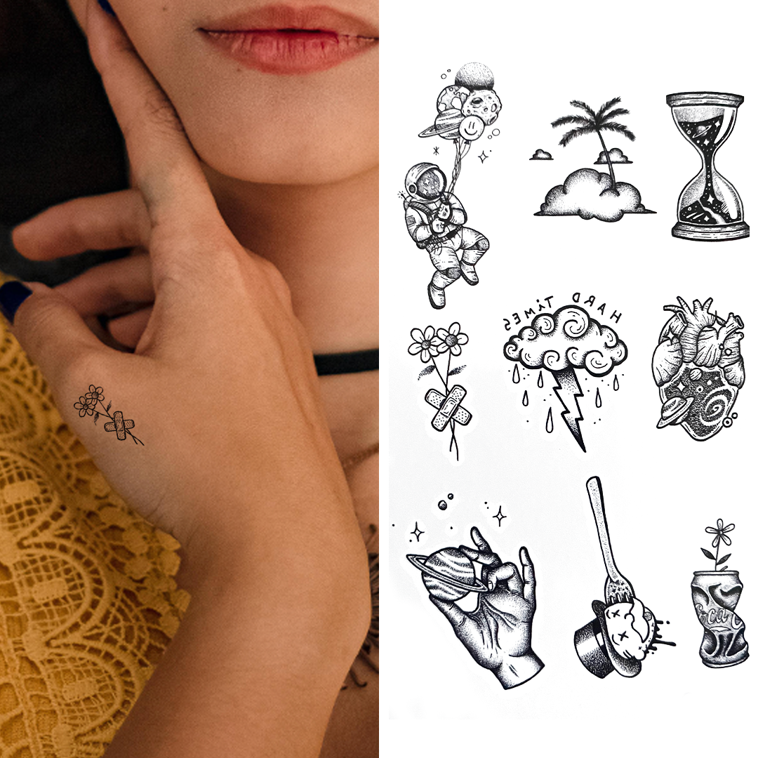 Random Mixed - Temporary Tattoo