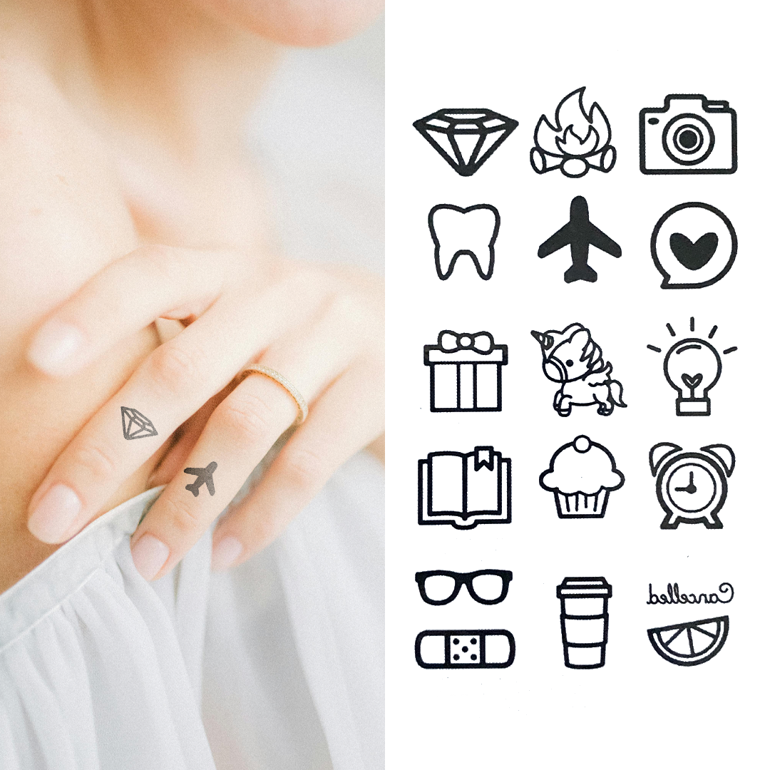 Mixed Cool - Temporary Tattoo