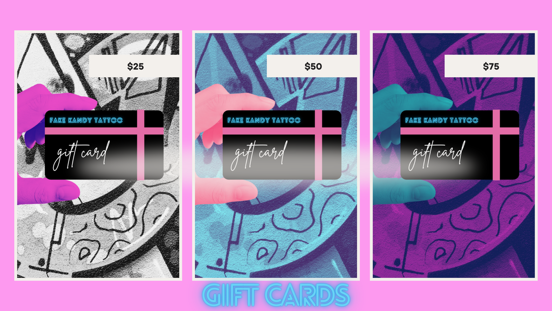 Fake Kandy Tattoo Gift Card