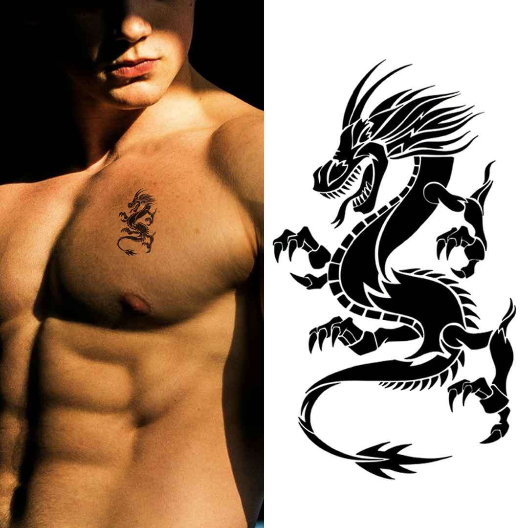 The Dragon - Temporary Tattoo