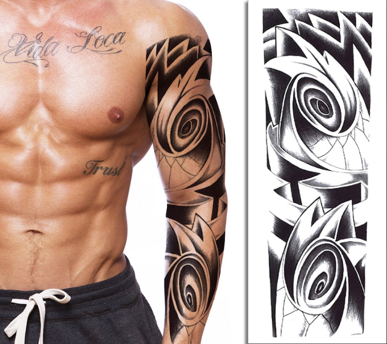 (Full Sleeve) The Blades - Temporary Tattoo