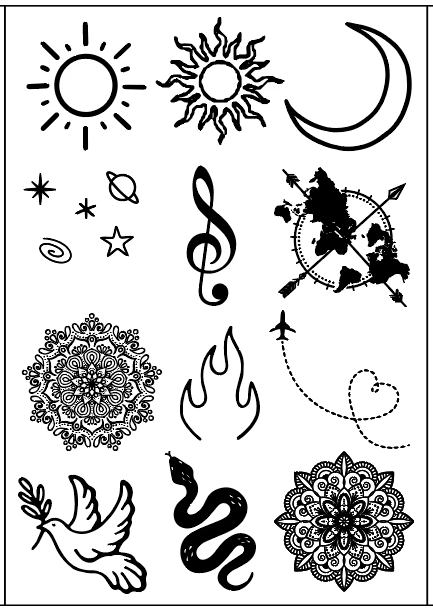 Awesome Nature Vibes (12) Packs - Temporary Tattoo