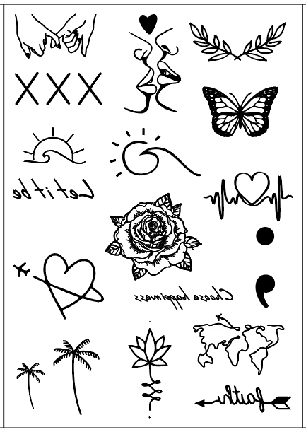 Cool Vibes (17) Packs - Temporary Tattoo