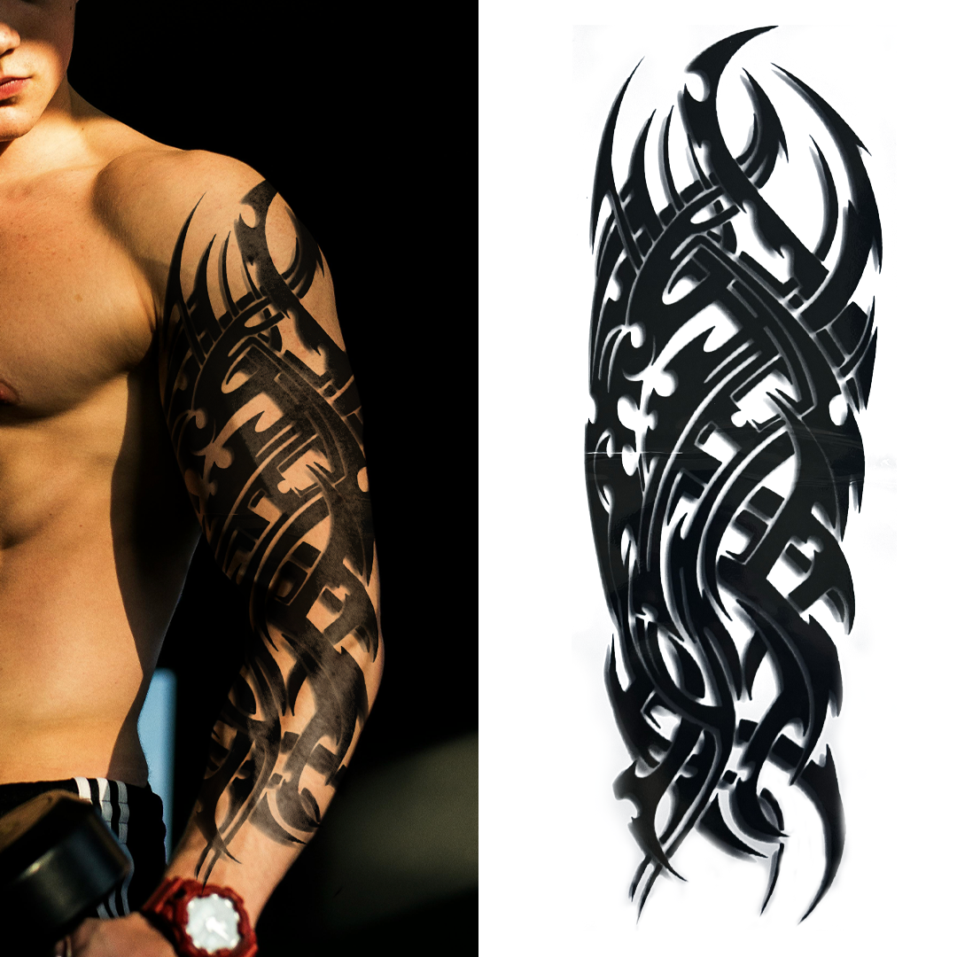 (Full Sleeve) Celtic v1 - Temporary Tattoo