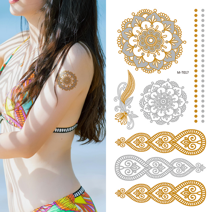Goddess Medusa- Temporary Tattoo Pack