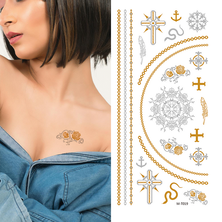 Goddess Tiamat - Temporary Tattoo Pack