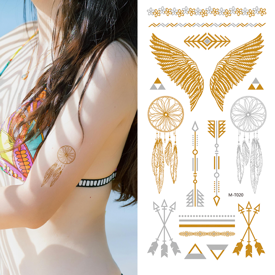 Goddess Selene - Temporary Tattoo Pack