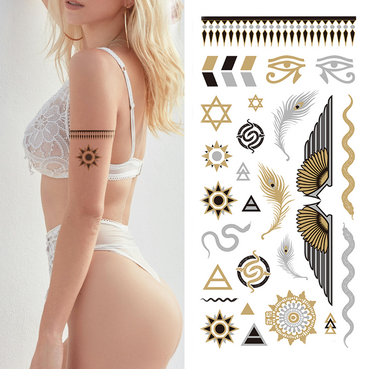 Goddess Rhiannon - Temporary Tattoo Pack