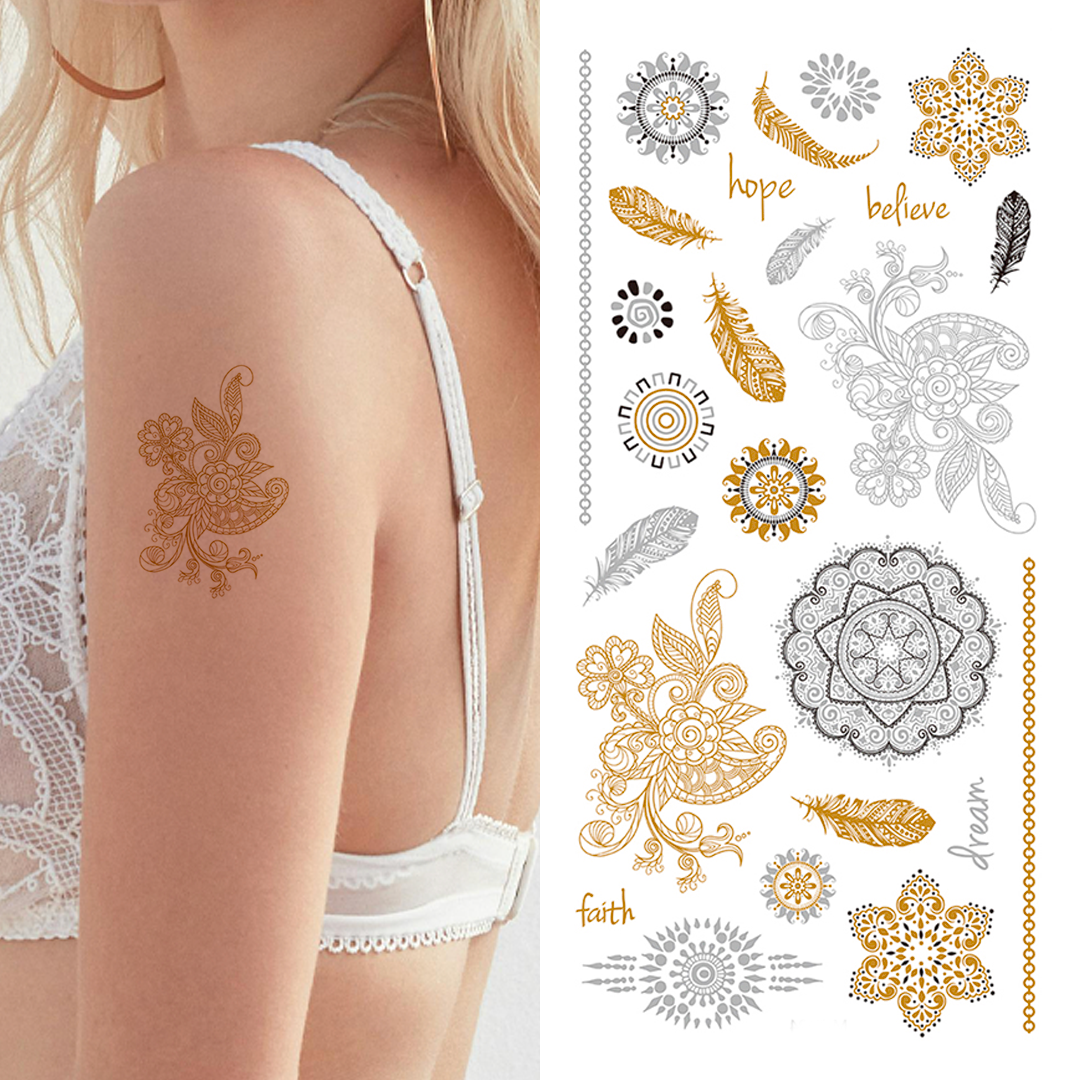 Goddess Inana - Temporary Tattoo Pack