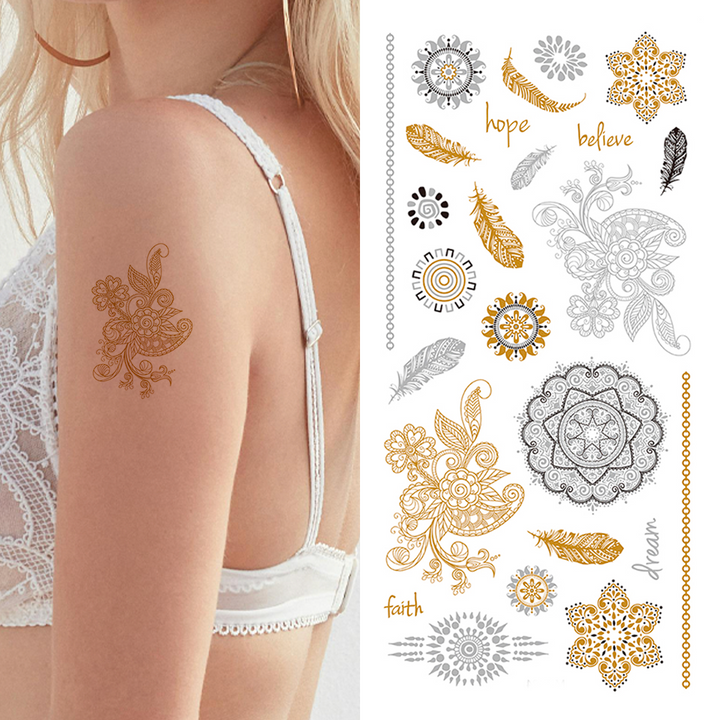 Goddess Inana - Temporary Tattoo Pack