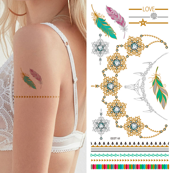Goddess Sekhmet  - Temporary Tattoo Pack