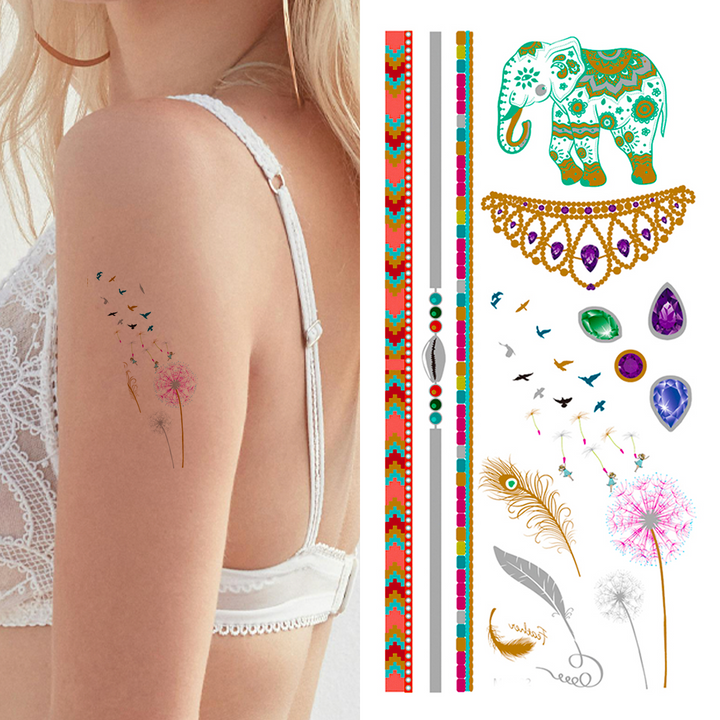 Goddess Themis - Temporary Tattoo Pack