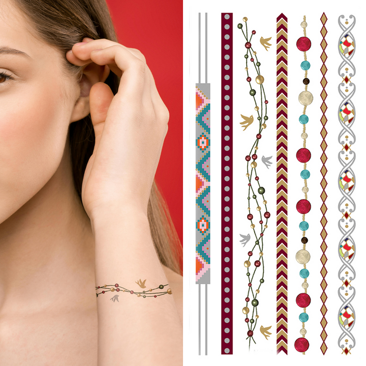 Goddess Oshun - Temporary Tattoo Pack