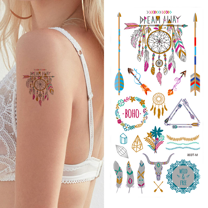 Goddess Vesta - Temporary Tattoo Pack