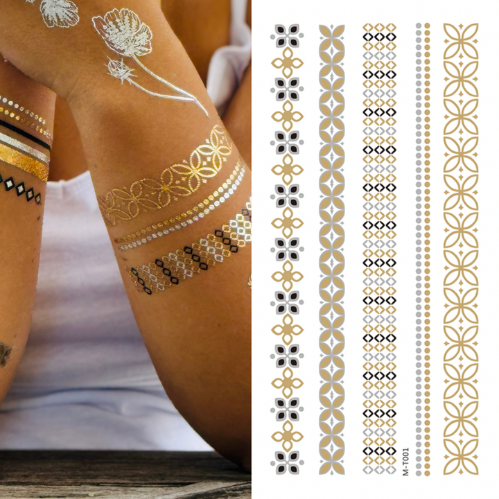 Goddess Cleopatra - Temporary Tattoo Pack