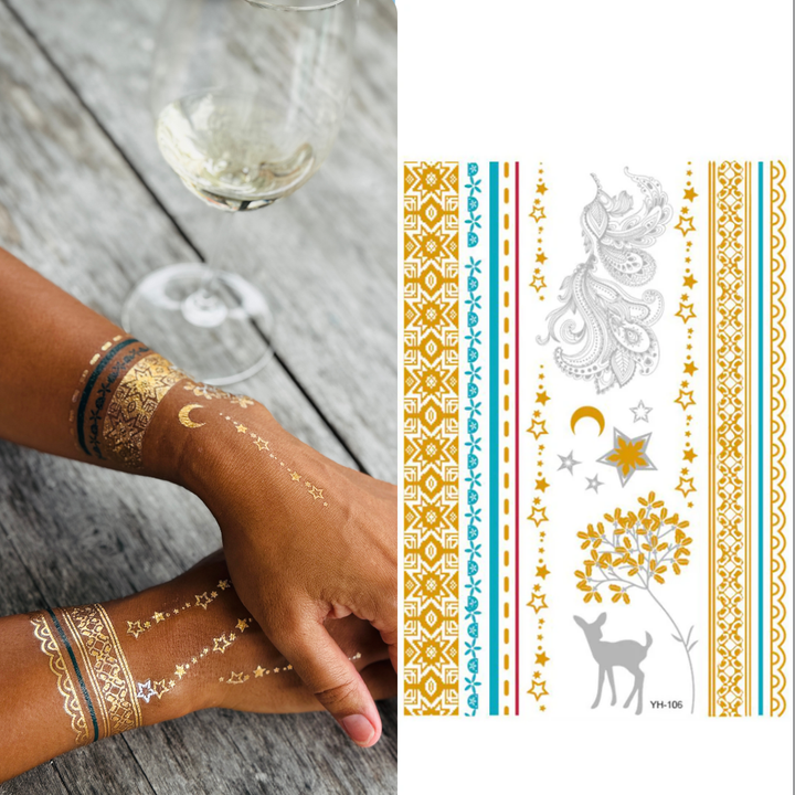 Goddess Ala - Temporary Tattoo Pack