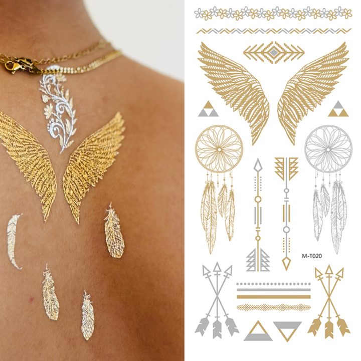 Goddess Selene - Temporary Tattoo Pack