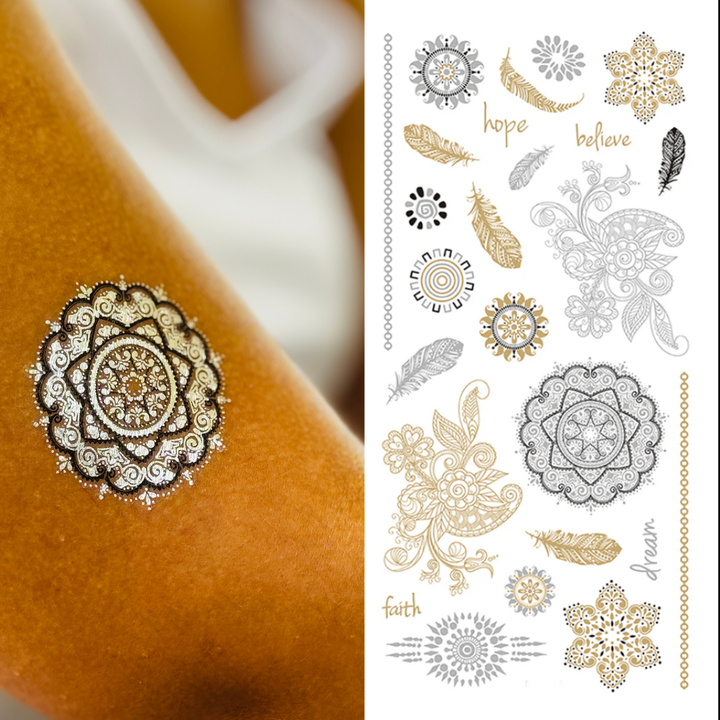 Goddess Inana - Temporary Tattoo Pack