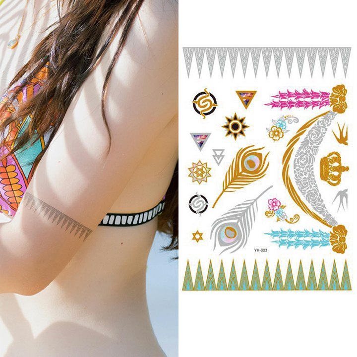 Goddess Gaia - Temporary Tattoo Pack
