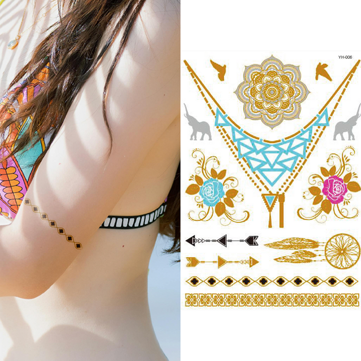Goddess Persephone - Temporary Tattoo Pack