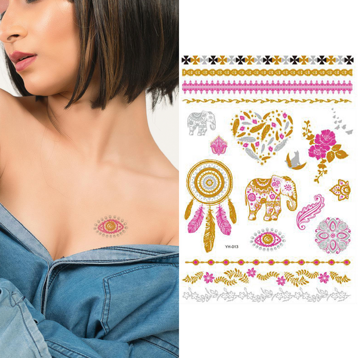 Goddess Eurynome - Temporary Tattoo Pack