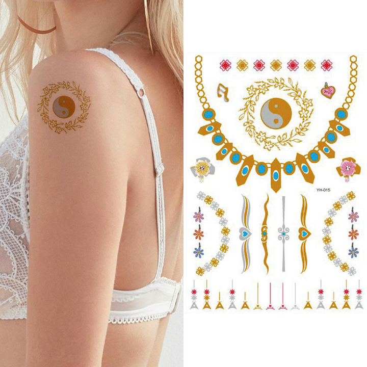 Goddess Tyche - Temporary Tattoo Pack