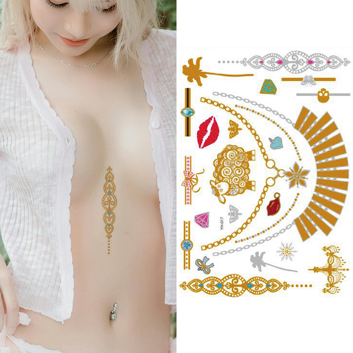 Goddess Astraea - Temporary Tattoo Pack