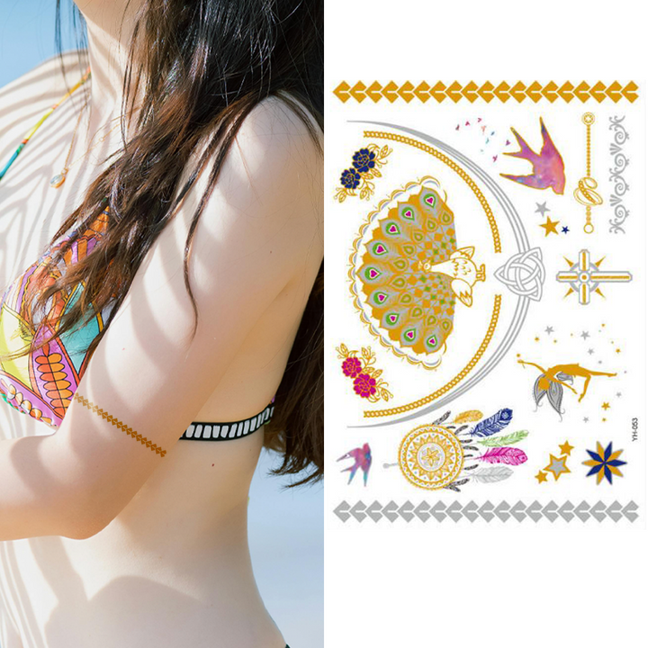 Goddess Skadi - Temporary Tattoo Pack