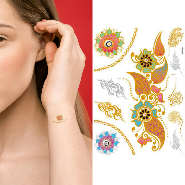 Goddess Hel - Temporary Tattoo Pack