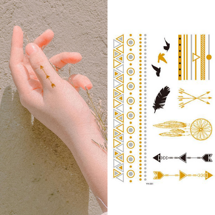 Goddess Gefjon - Temporary Tattoo Pack
