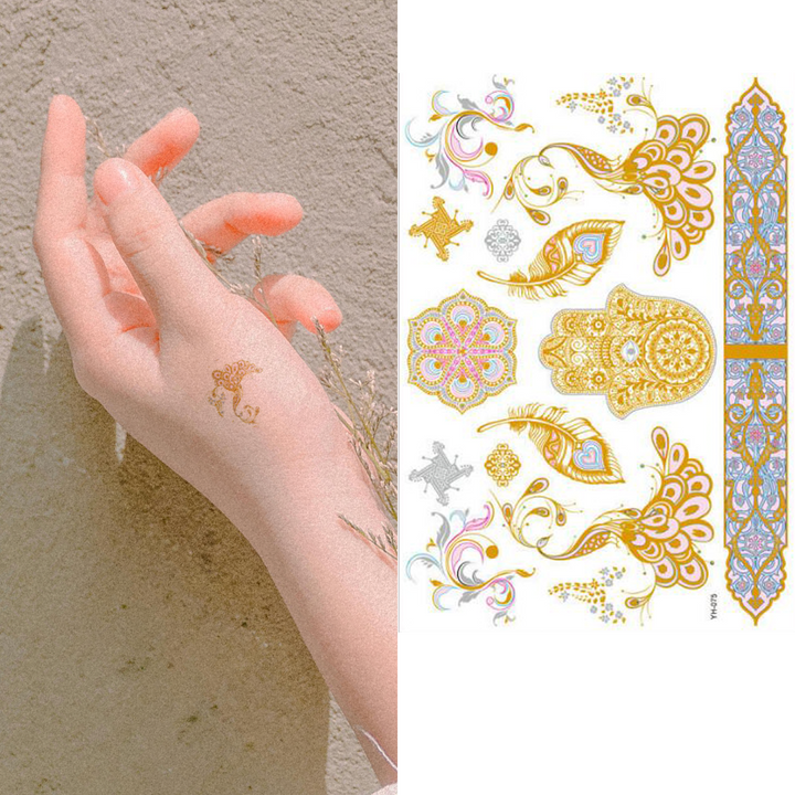 Goddess Rozhanitsa - Temporary Tattoo Pack