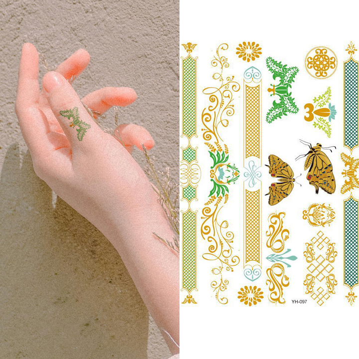 Goddess Danu - Temporary Tattoo Pack