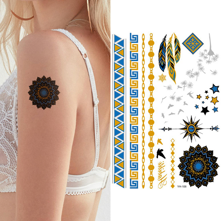 Goddess Anat - Temporary Tattoo Pack