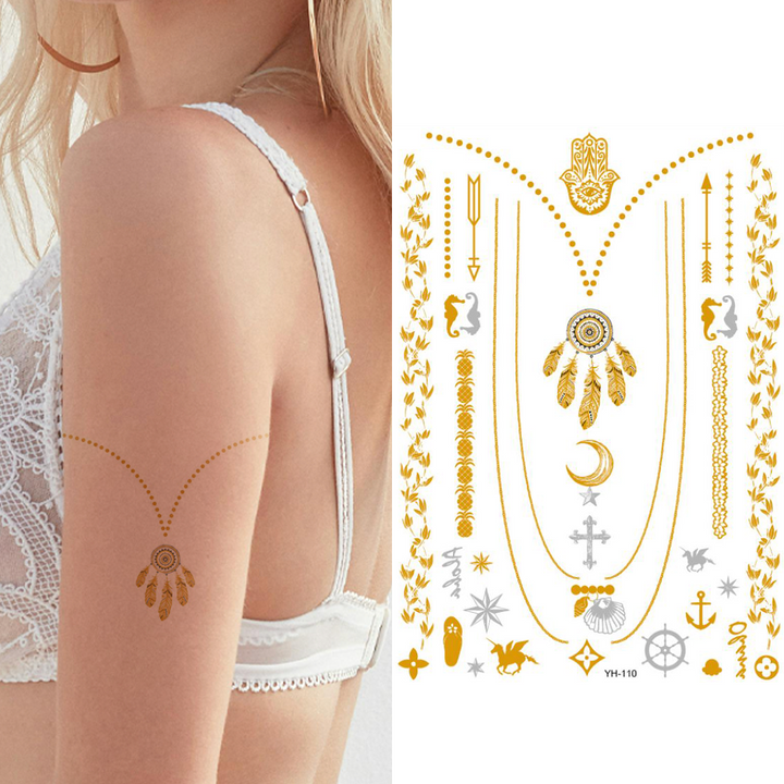 Goddess Ashteroth - Temporary Tattoo Pack