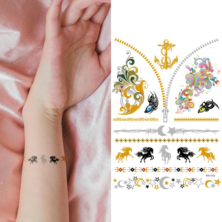 Goddess Ixchel - Temporary Tattoo Pack