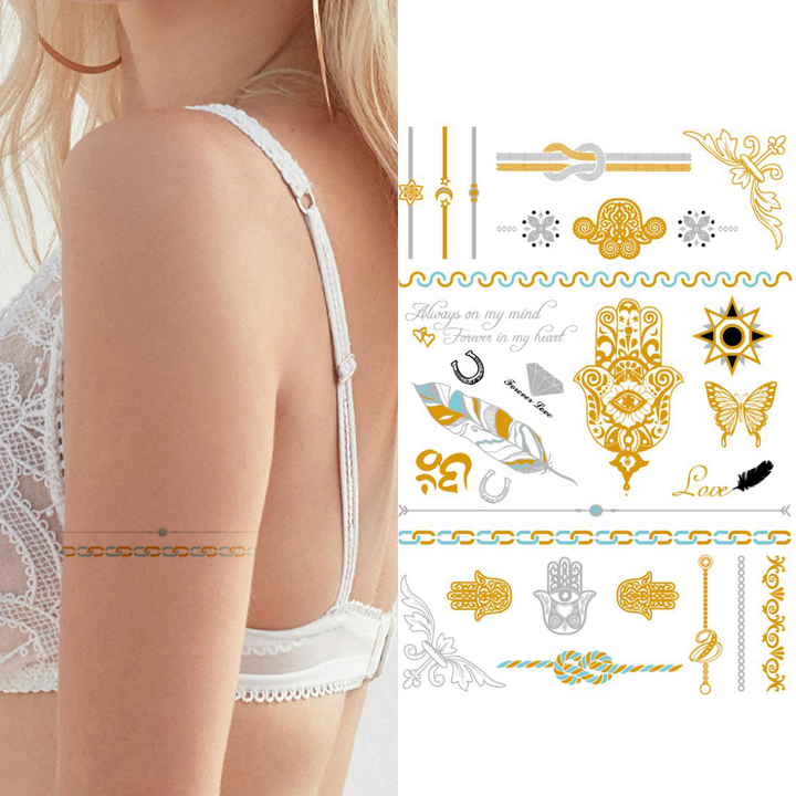 Goddess Itzamna - Temporary Tattoo Pack
