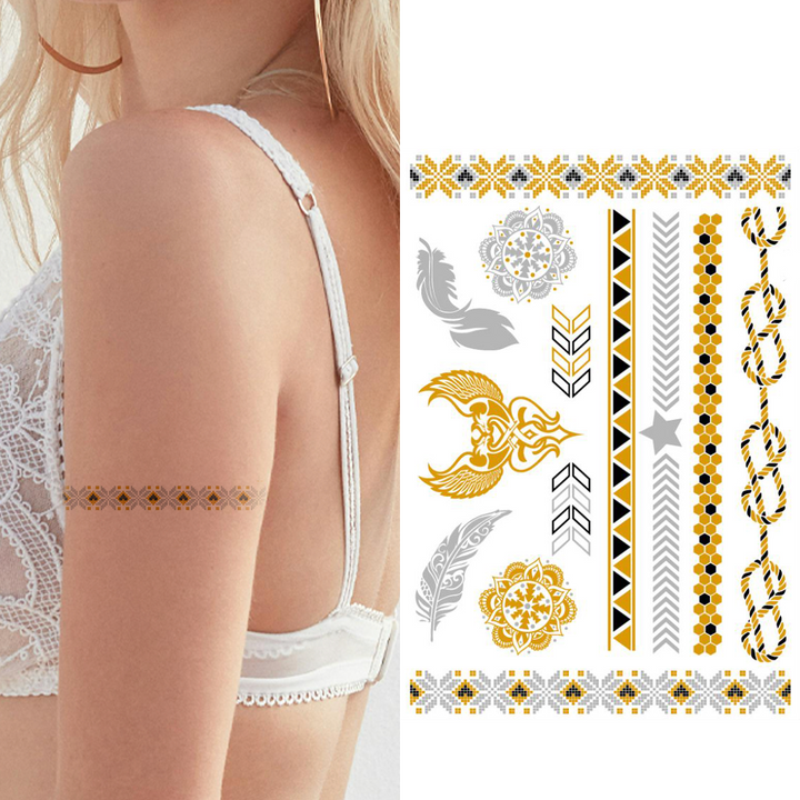Goddess Iusaaset - Temporary Tattoo Pack