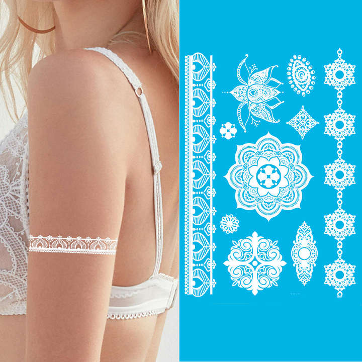 Ivory Mystic - White Tattoo Design Pack